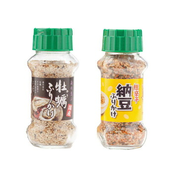 みなり 牡蠣ふりかけ 95g・唐辛子納豆ふりかけ 90g　各15個セット【メーカー直送：代金引換不可：同梱不可】【北海道・沖縄・離島は配達不可】｜ホームセンターセブン
