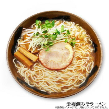 愛媛鯛味噌ラーメン RM-166 &times;15個セット【メーカー直送：代金引換不可：同梱不可】【北海道・沖縄・離島は配達不可】｜ホームセンターセブン