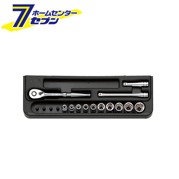 KTC ソケットレンチセット 6.3 TB210 [作業工具 締付工具 京都機械工具]