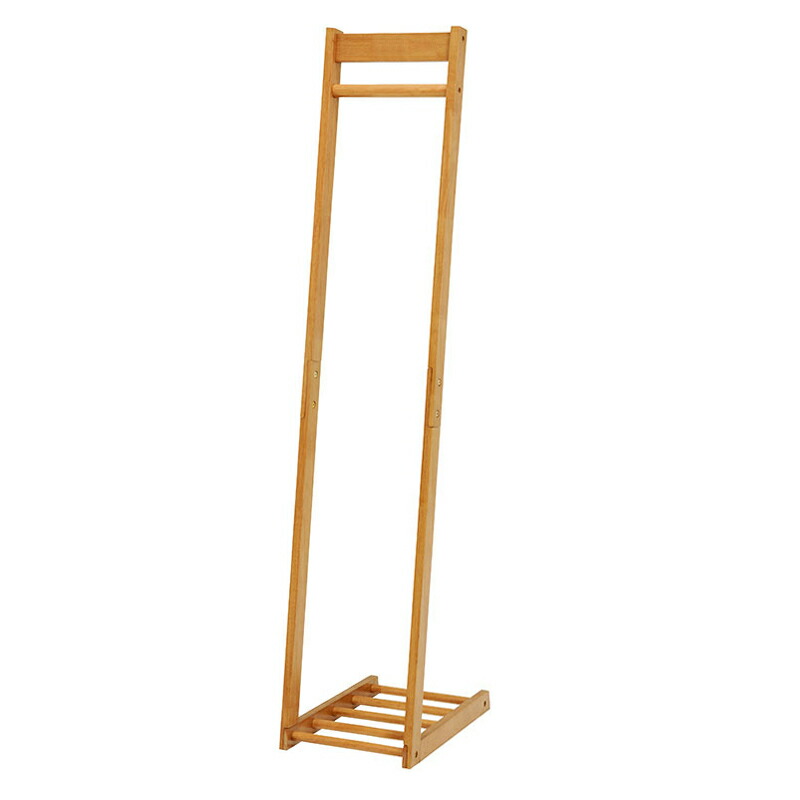 ハンガーラック (約)幅30×奥行45×高さ150cm VR-7214LBR 萩原