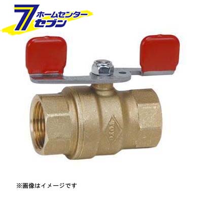 600RB-N-T 黄銅ボール弁（蝶ハンドル） 20A （600RB-N-T_20A） [ 東洋バルヴ]