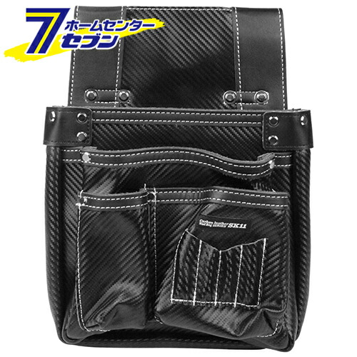 カーボンレザー釘袋 SK-CLK-BPブラック 6,089円