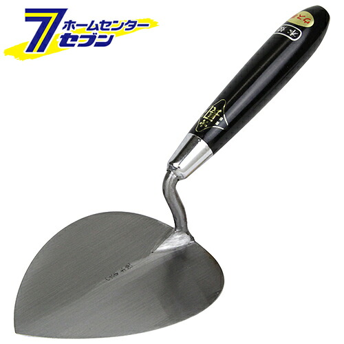 レンガ鏝 薄手 ＃4 ＃4 藤原産業 [タイル モルタル すくい こて コテ 大工道具 左官 しゃかん]