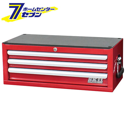ミドルチェスト(3段引出し) SRC-3030RE 藤原産業 [作業工具 工具箱 スチール製]｜セブンプロ
