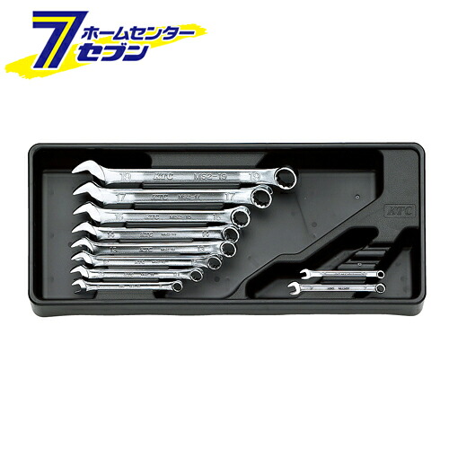 コンビネーションレンチセット TMS210 京都機械工具 [作業工具 スパナ 片目片口スパナ]