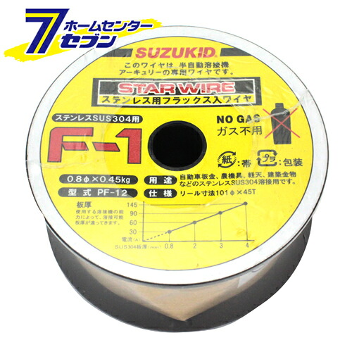 F-1ステン0.8×0.45 PF-12 スター電器製造 [電動工具 溶接 溶接棒 軟鋼用]