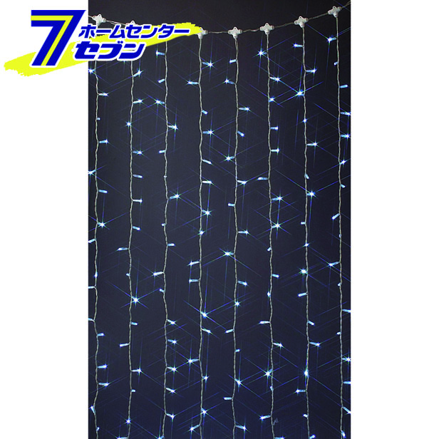 720球LEDカーテンライト 白色/シルバーコード/防雨型/LPi720SW/クロスライセンス コロナ産業 [イルミネーション クリスマス] 27,316円