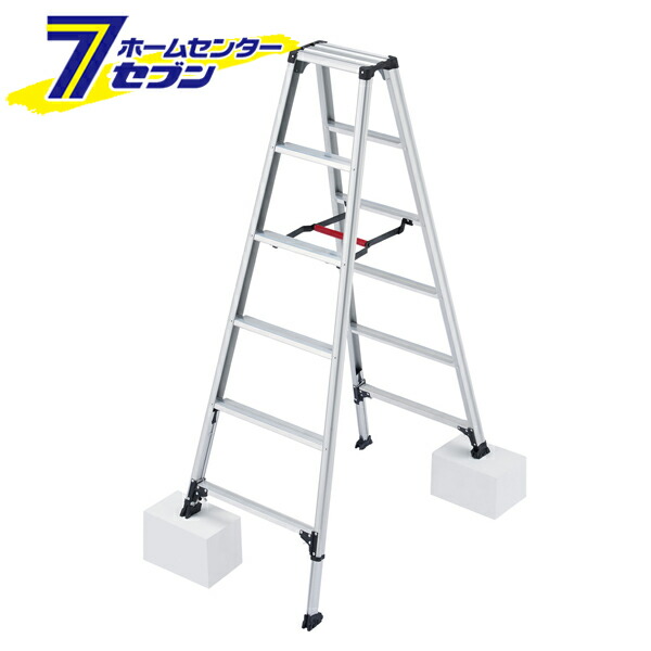 長谷川工業 脚立 6段 RZS-18a 専用脚立 脚部 伸縮 脚軽 アルミ (法人様限定) [軽量 ワンタッチバー はしご ハシゴ 梯子 hasegawa ハセガワ はせがわ rzs18a]