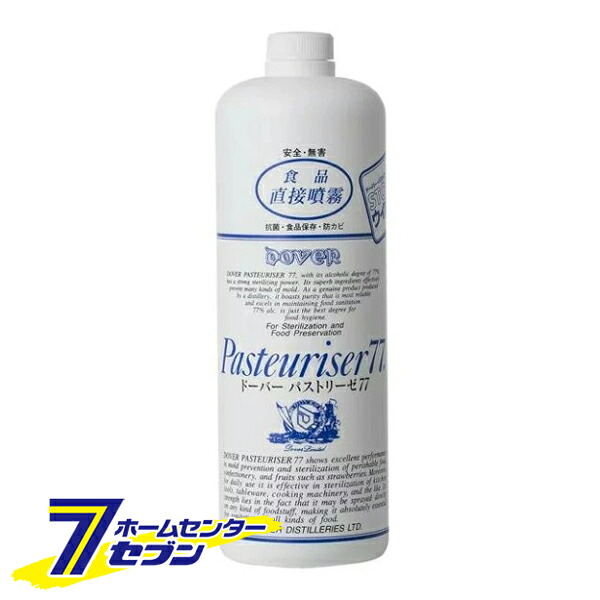 【ポイント10倍】【ケース販売】ドーバー酒造 パストリーゼ77 付替用 1L&times;12本 スプレーヘッドなし [アルコール消毒液 口に入れても大丈夫 防菌 消臭 防カビ ウィルス]【ポイントUP:2026年7月19日20:00～7月26日 1:59まで】｜セブンプロ
