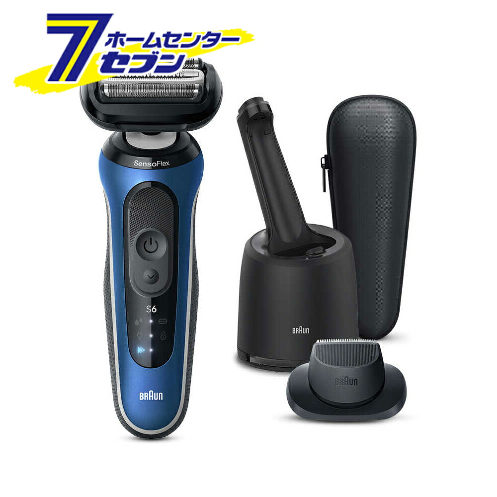 ブラウン BRAUN シェーバー 充電式シェーバー 62-B7200cc ブルー [密着シリーズ6 髭剃り ひげそり 電気シェーバー 男性用 メンズ 身だしなみ 3枚刃]