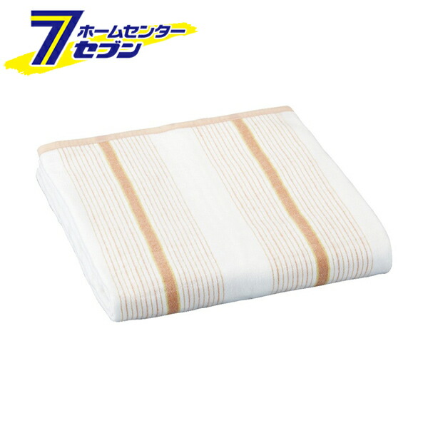 電気毛布 かけしきタイプ オレンジ/ストライプ 約188×130cm VWK552H-D [省エネ 節電 ダニ退治 丸洗い 広電]