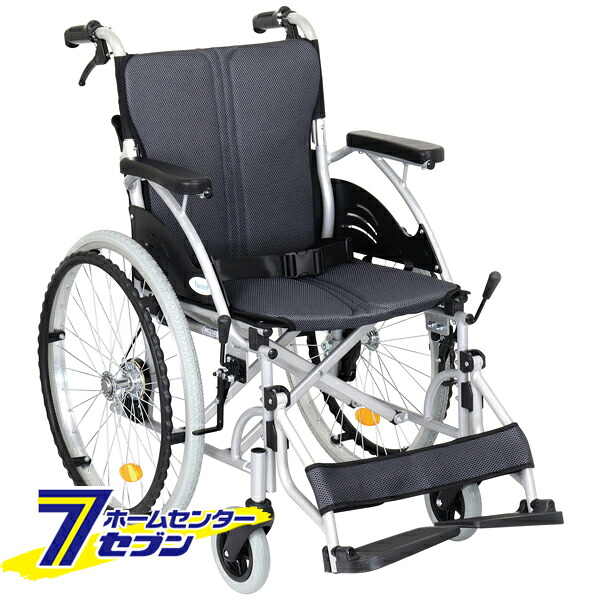 テイコブ 車いす 標準型 自走式（非課税） グレー WHS07-GY [車椅子 自走タイプ 幸和製作所]｜セブンプロ