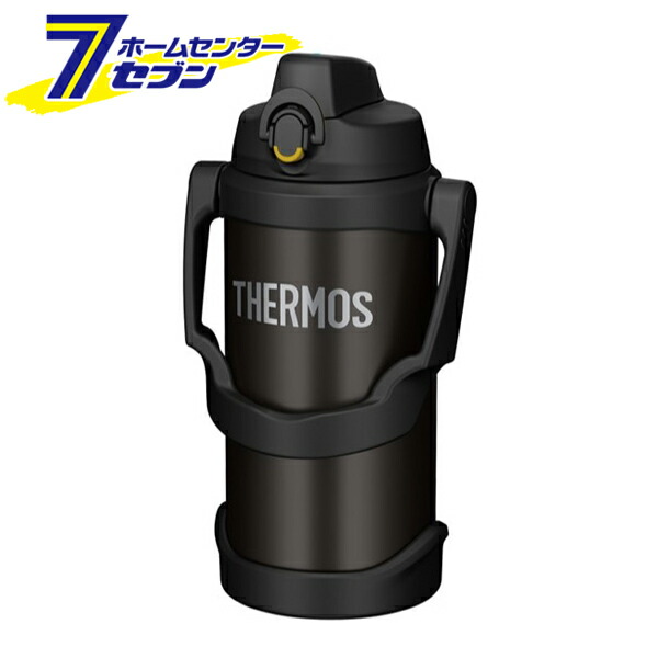 真空断熱 スポーツジャグ （保冷専用） 2,000ml ブラック FJQ-2000 BK [水筒 スポーツボトル ワンタッチ ステンレスボトル 保冷 サーモス]