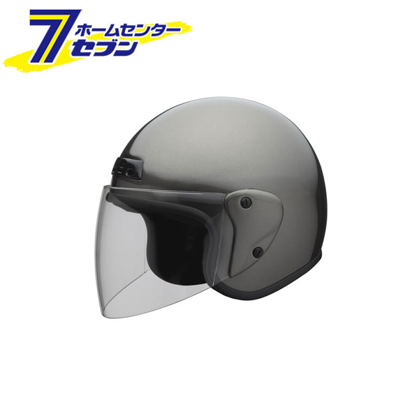 ジェットヘルメット ガンメタリック F BH-30G ユニカー工業 [シールド付き 二輪 バイク用品]