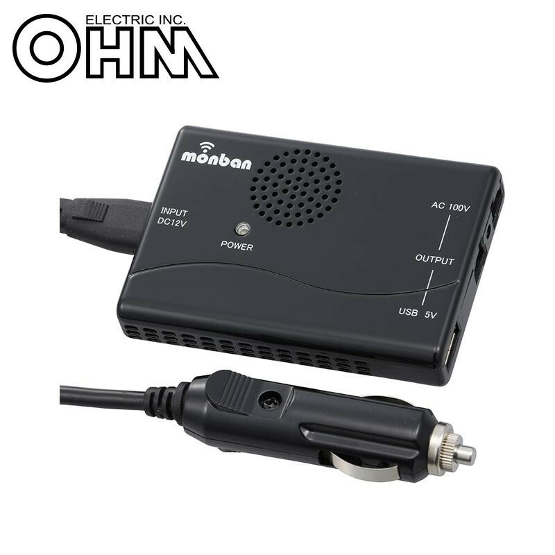 OHM monban 車載用 ACインバーター 120W OSE-DA120U05-K