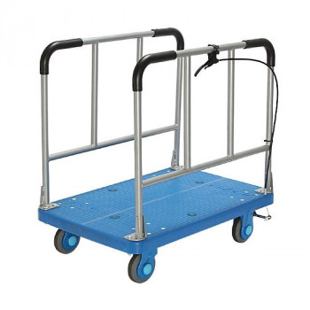 静音台車　長尺物運搬車　ハンドストッパー　最大積載量300kg　PLA300-W-HS【メーカー直送：代金引換不可：同梱不可】【北海道・沖縄・離島は配達不可】