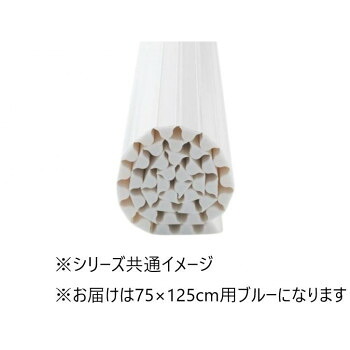 イージーウェーブ風呂フタ 75×125cm用 ブルー【メーカー直送:代金引換不可:同梱不可】【北海道・沖縄・離島は配達不可】