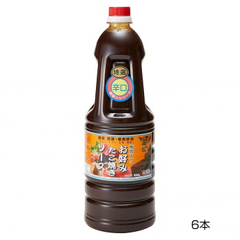 和泉食品　タカワお好みたこ焼きソース(濃厚)　特辛　1.8L(6本)【メーカー直送：代金引換不可：同梱不可】【北海道・沖縄・離島は配達不可】