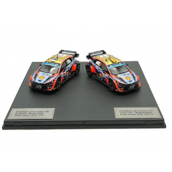 KBモデル(PCT) ヒョンデ i20 N Rally1 22ラリージャパン 1-2フィニッシュ ♯11＆♯8 2台セット 1/43スケール SET02HYJP【メーカー直送：代金引換不可：同梱不可】【北海道・沖縄・離島は配達不可】