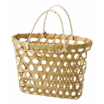 楽天市場】スズ竹市場かご(特大)篠竹 : 虎斑竹専門店 竹虎