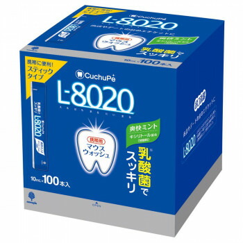クチュッペ L-8020 スティックタイプ 爽快ミント 10ml×100本入 K-7091【メーカー直送：代金引換不可：同梱不可】【北海道・沖縄・離島は配達不可】 4,403円