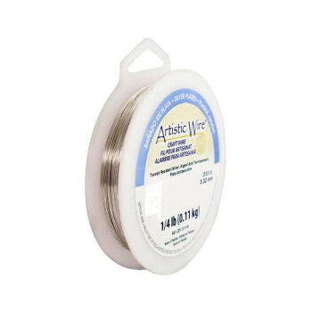 Artistic Wire(アーティスティックワイヤー) ロングスプールス(業務用) ノンターニッシュシルバー 0.4mm×約96m 26【配送方法:メール便/同梱不可/代引不可/日時指定不可】【北海道・沖縄・離島は配達不可】