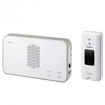 ELPA(エルパ) ワイヤレスチャイム 受信器+押ボタン送信器セット EWS-S5030【メーカー直送：代金引換不可：同梱不可】【北海道・沖縄・離島は配達不可】