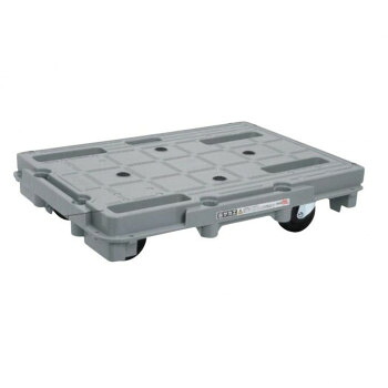サカエ 樹脂台車 スタッキング 連結仕様4輪自在タイプ 720×520×150mm グレー SCR-800【メーカー直送：代金引換不可：同梱不可】【北海道・沖縄・離島は配達不可】