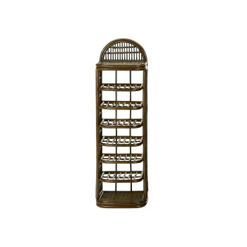 今枝商店　Romantic Rattan　籐スリッパラック　7段タイプ　R297B【メーカー直送：代金引換不可：同梱不可】【北海道・沖縄・離島は配達不可】