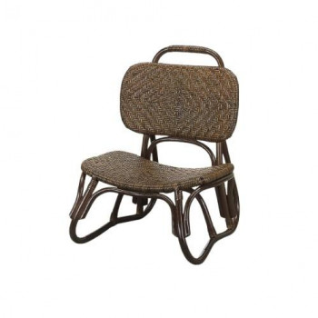 今枝商店　Romantic Rattan　籐アジロ編み　楽々座椅子　S52B【メーカー直送：代金引換不可：同梱不可】【北海道・沖縄・離島は配達不可】