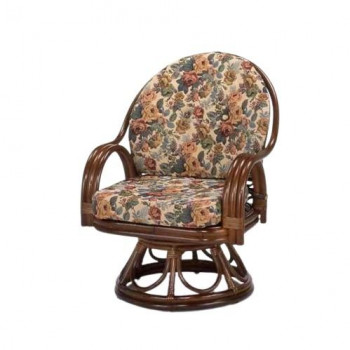 今枝商店　Romantic Rattan　籐回転座椅子　ミドルハイタイプ　S583B【メーカー直送：代金引換不可：同梱不可】【北海道・沖縄・離島は配達不可】