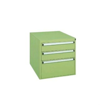 サカエ Wキャビネット 抗菌粉体塗装 457&times;580&times;450mm 引出し3段 W-3N【メーカー直送：代金引換不可：同梱不可】【北海道・沖縄・離島は配達不可】｜セブンプロ
