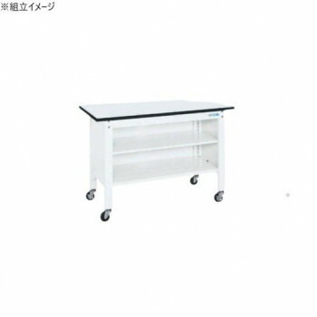 サカエ 一人用作業台CPタイプ ポリエステル天板 1200×600×740mm パールホワイト CP-126TW【メーカー直送：代金引換不可：同梱不可】【北海道・沖縄・離島は配達不可】 48,695円