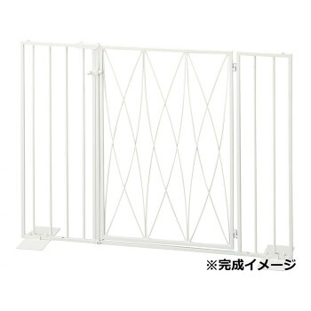セトクラフト Pet gate ペットゲート オーバル 扉タイプ ミルク S23-0649【メーカー直送：代金引換不可：同梱不可】【北海道・沖縄・離島は配達不可】