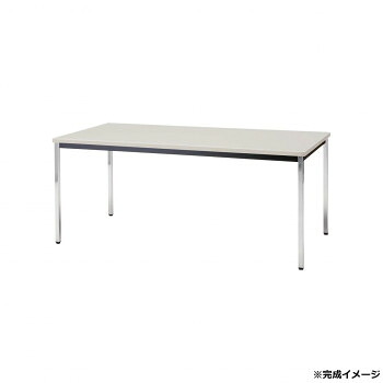 藤沢工業(TOKIO) ミーティングテーブル TDWS-1875K ニューグレー【メーカー直送:代金引換不可:同梱不可】【北海道・沖縄・離島は配達不可】|セブンプロ
