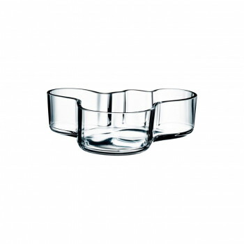 （A） Iittala アルヴァ・アアルトコレクション ボウル 50x195mm クリア 1007035【メーカー直送：代金引換不可：同梱不可】【北海道・沖縄・離島は配達不可】