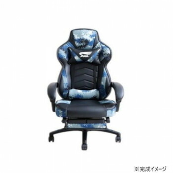 東馬(TOHMA) SeAGA-03 サバイバーオフィスチェア BL ブルー 54672220【メーカー直送：代金引換不可：同梱不可】【北海道・沖縄・離島は配達不可】