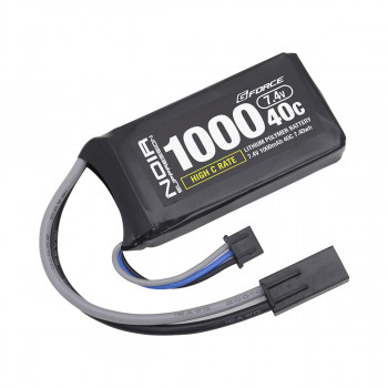 G-FORCE ジーフォース Noir Suppression LiPo 7.4V 1000mAh 40C PEQインタイプ GFG935【メーカー直送：代金引換不可：同梱不可】【北海道・沖縄・離島は配達不可】