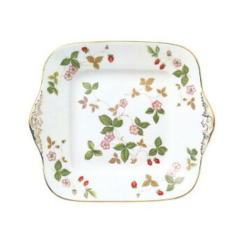 (B) Wedgwood　ウェッジウッド 　ワイスト B＆B プレート スクエア　50105506001【メーカー直送：代金引換不可：同梱不可】【北海道・沖縄・離島は配達不可】