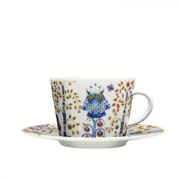 （A） Iittala イッタラ タイカ コーヒーカップ＆ソーサー ホワイト 1054171【メーカー直送：代金引換不可：同梱不可】【北海道・沖縄・離島は配達不可】
