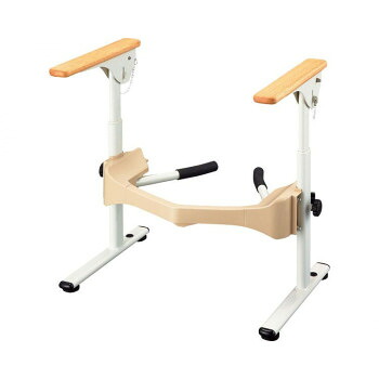 安寿 洋式トイレ用フレーム S-はねあげR-2 533-087 木製ひじ掛け 312254 T0782【メーカー直送：代金引換不可：同梱不可】【北海道・沖縄・離島は配達不可】｜セブンプロ