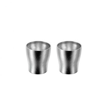 颯 チタン二重カップ 230ml 2pcs SOTI-1200【メーカー直送：代金引換不可：同梱不可】【北海道・沖縄・離島は配達不可】