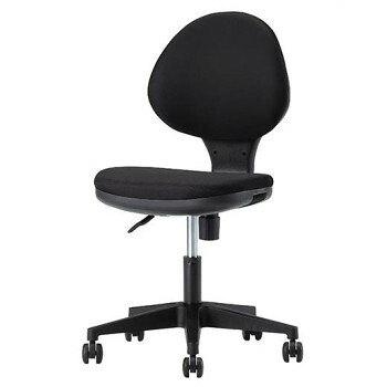 井上金庫販売 オフィス用 オフィスチェア 布張リ ブラック GY-129N BK【メーカー直送：代金引換不可：同梱不可】【北海道・沖縄・離島は配達不可】