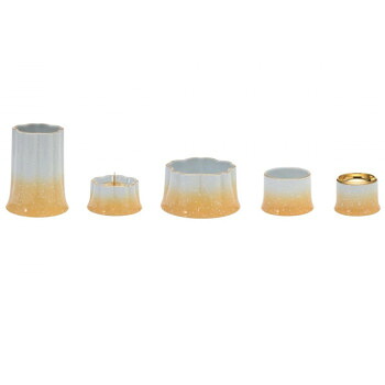 ANGERS(アンジェ) 5点セット 有田焼 さくら/イエロー 32Q8008100072【メーカー直送：代金引換不可：同梱不可】【北海道・沖縄・離島は配達不可】