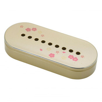 木乃香(このか) アルミ製 線香皿 蒔絵入 桜/シャンパンゴールド 32R200s15x064【メーカー直送：代金引換不可：同梱不可】【北海道・沖縄・離島は配達不可】