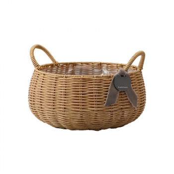 ミュールミル バスケット ジェミニ ロウ ナチュラル L 2セット CV-004LNa【メーカー直送：代金引換不可：同梱不可】【北海道・沖縄・離島は配達不可】