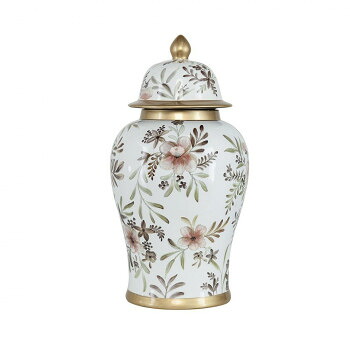 ヴィヴィアン 蓋付壺(大)・磁器 85503GJ【メーカー直送：代金引換不可：同梱不可】【北海道・沖縄・離島は配達不可】｜セブンプロ 14,715円