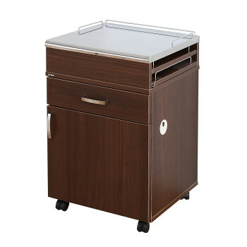 ダブルスライドテーブル ホビーワゴン 完成品 ブラウン HWJ-45B【メーカー直送：代金引換不可：同梱不可】【北海道・沖縄・離島は配達不可】｜セブンプロ