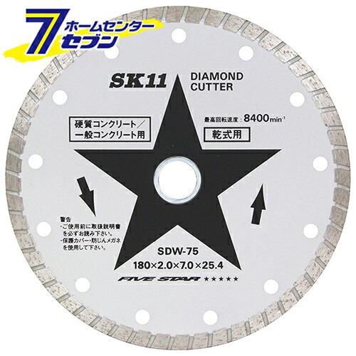 【ポイント10倍】ダイヤモンドカッター ウェー SDW-75【ポイントUP:2026年4月4日20:00～4月10日 01:59まで】