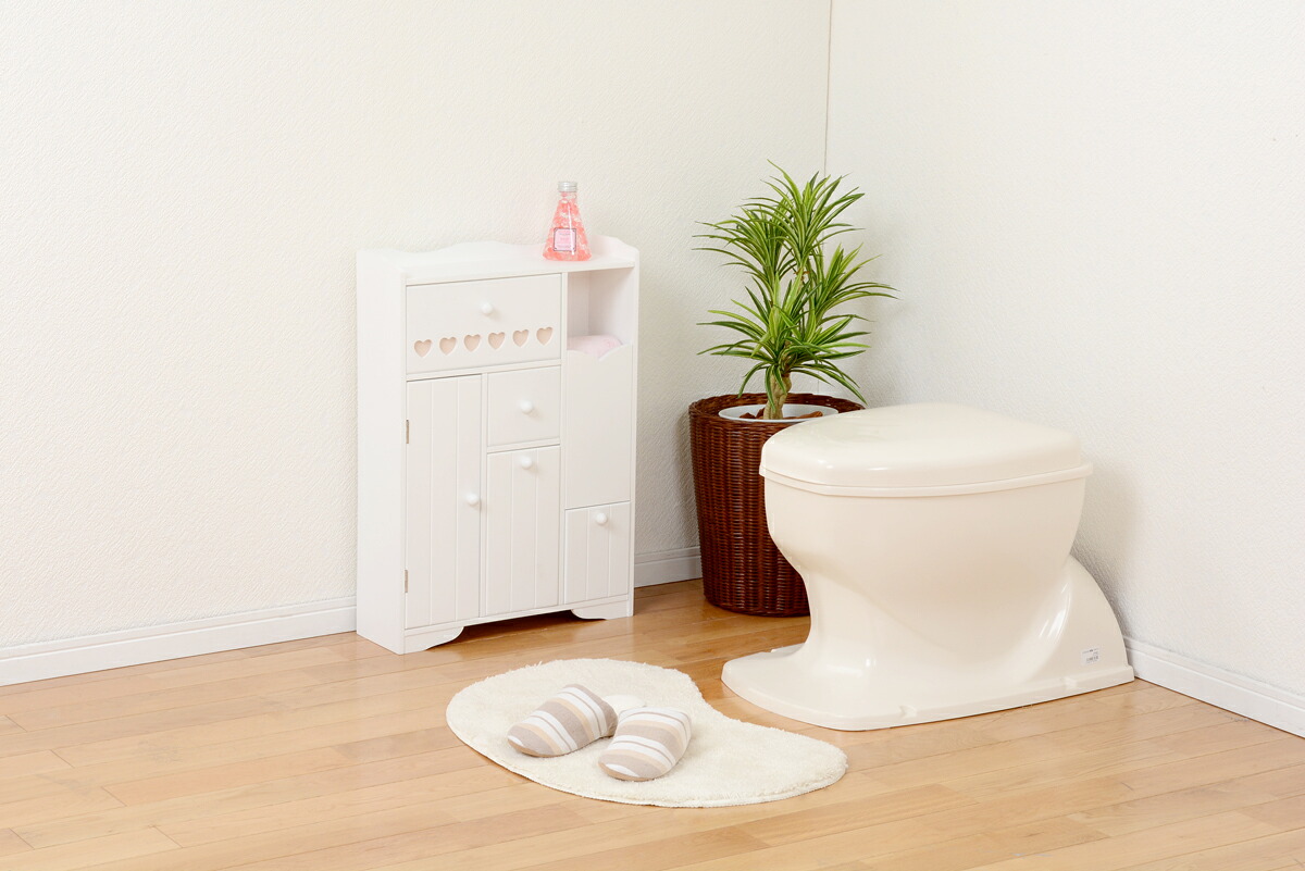 【ポイント10倍】トイレラック (約)幅45×奥行14×高さ63cm MTR-6510WH 萩原【ポイントUP:2026年7月19日20:00~7月26日 1:59まで】|セブンプロ